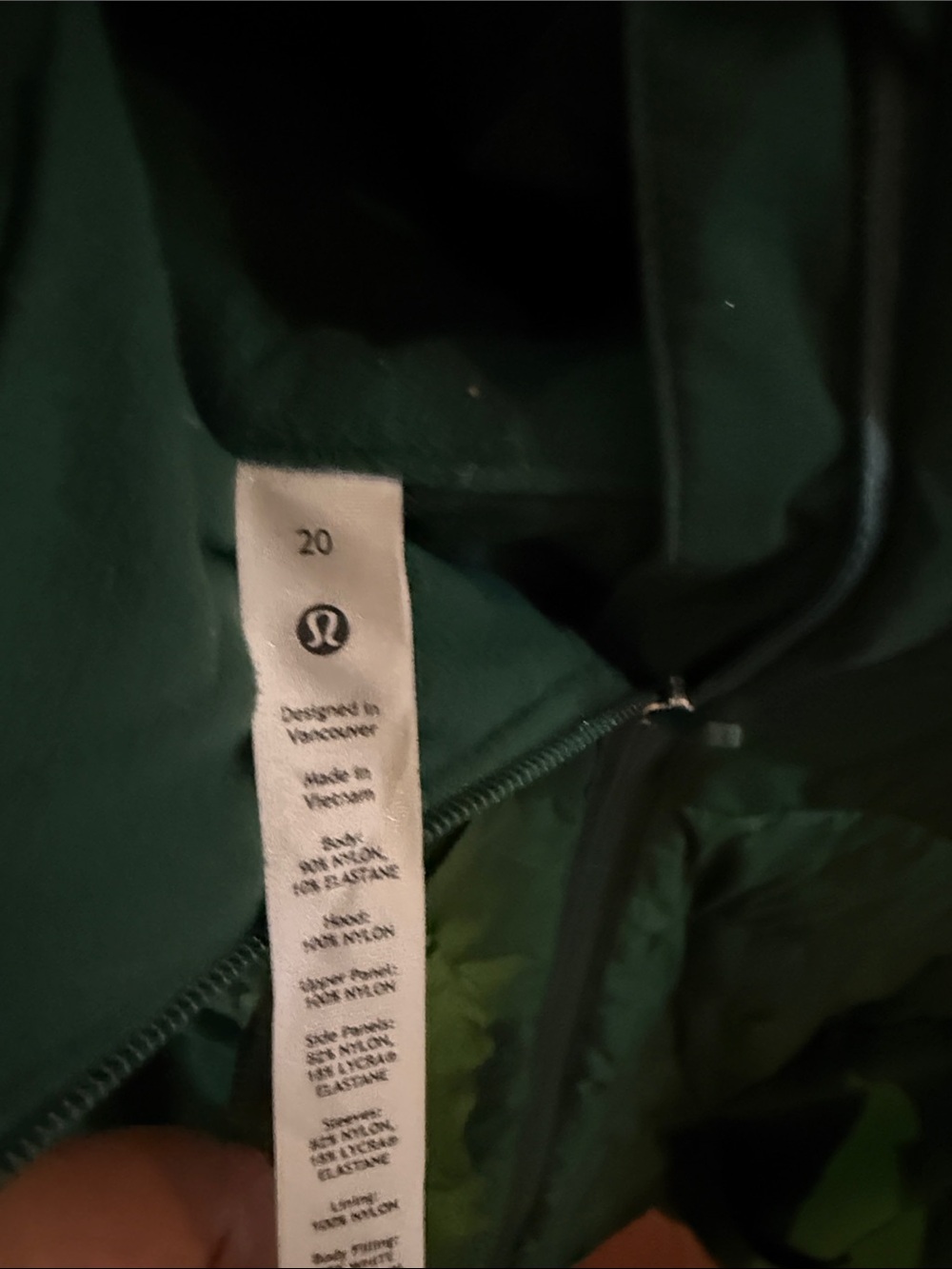 lululemon athletica Men's Forest Green Insulated Puffer Jacket - Picture 2 of 5